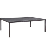 Convene 90" Outdoor Patio Dining Table in Espresso