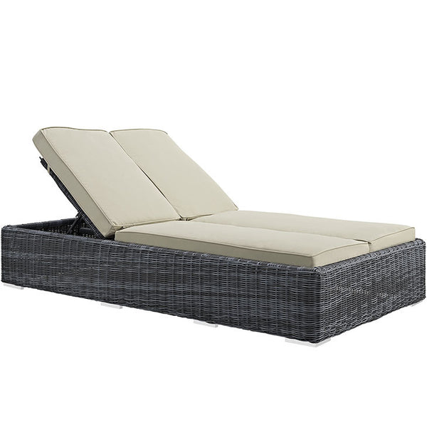 SUMMON OUTDOOR PATIO CHAISE IN SUNBRELLA® BEIGE