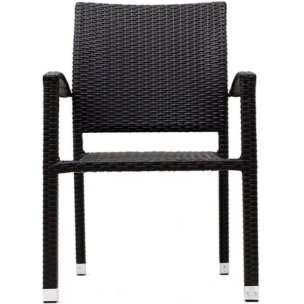 BELLA DINING OUTDOOR PATIO ARMCHAIR IN ESPRESSO