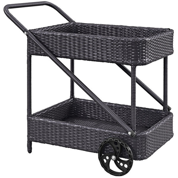 Replenish Outdoor Patio Beverage Cart in Espresso